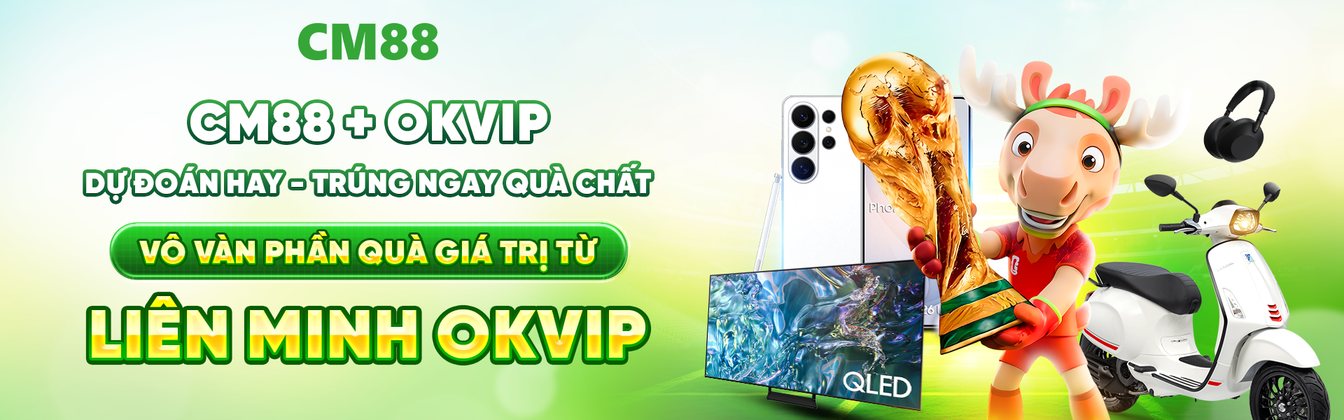 Với hệ thống sảnh cược thể thao đa dạng, CM88 mang đến trải nghiệm sôi động trong mùa World Cup 2026, nơi người chơi vừa xem bóng đá vừa có thêm cơ hội săn thưởng.